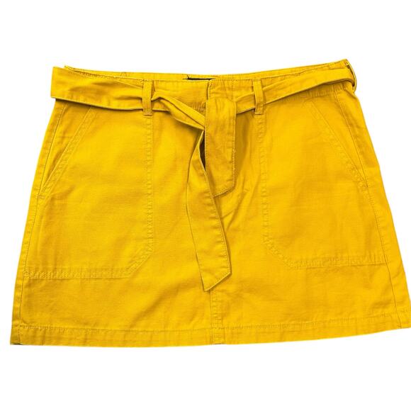 Indigo Rein Mustard Yellow  Mini Hipster Canvas Skirt - Women’s XL‎ - Picture 1 of 7